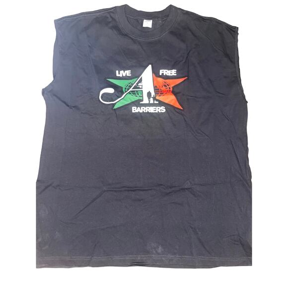 Barriers Live Free Tank Top - Mexican Flag - Picture 3 of 6